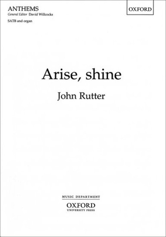 Arise Shine Satb/Org