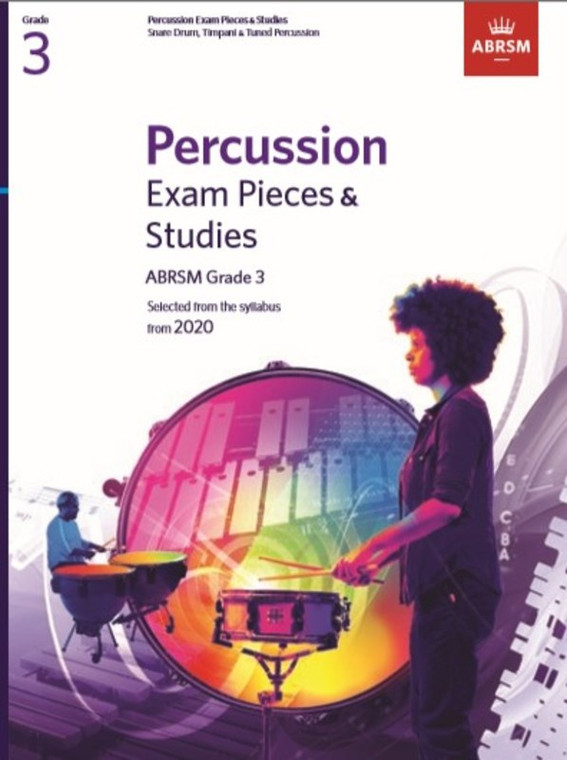 Abrsm Percussion Exam Pieces & Studies Grade 3 From 2020