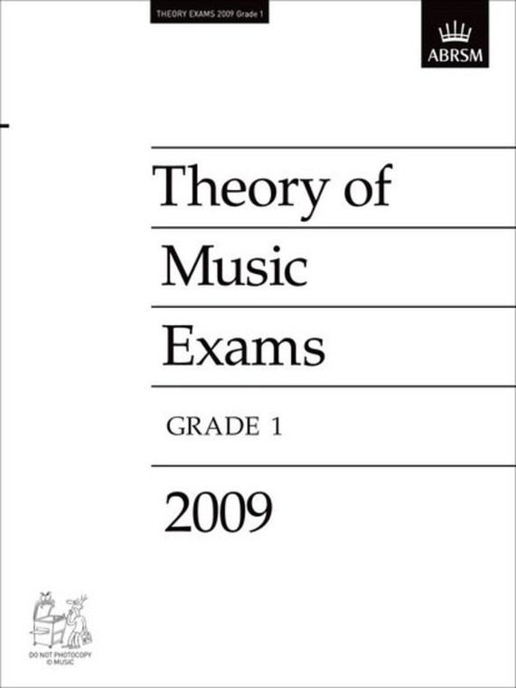 Abrsm Theory Of Music Exams Grade 1 2009