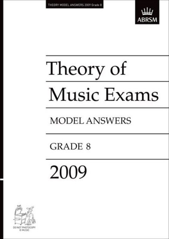 Abrsm Theory Of Music Exams Model Answers Grade 8 2009