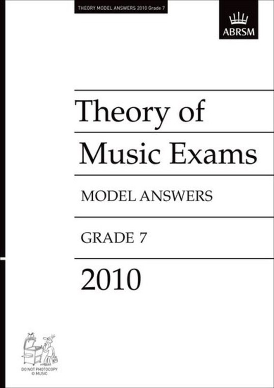 Abrsm Theory Of Music Exams 2010 Model Answers Grade 7