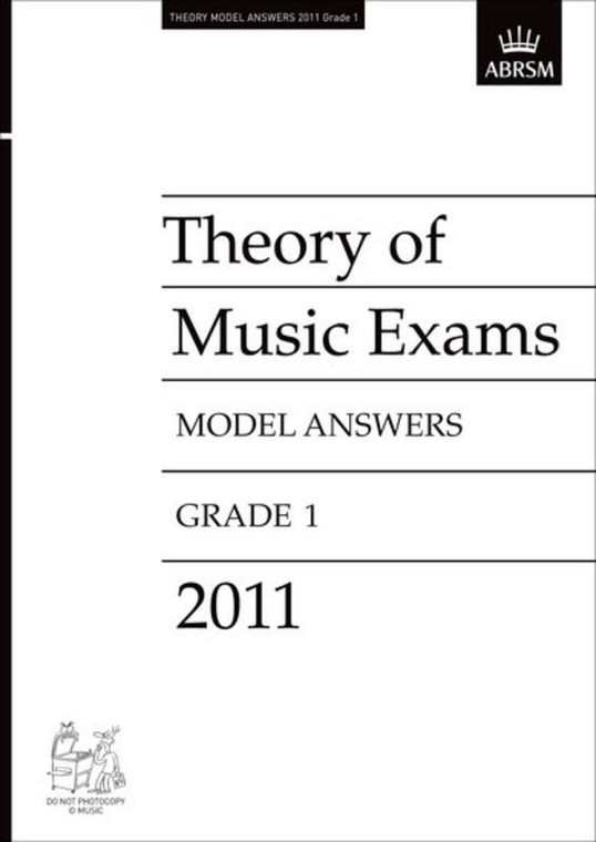 Abrsm Theory Of Music Exams 2011 Model Answers Grade 1