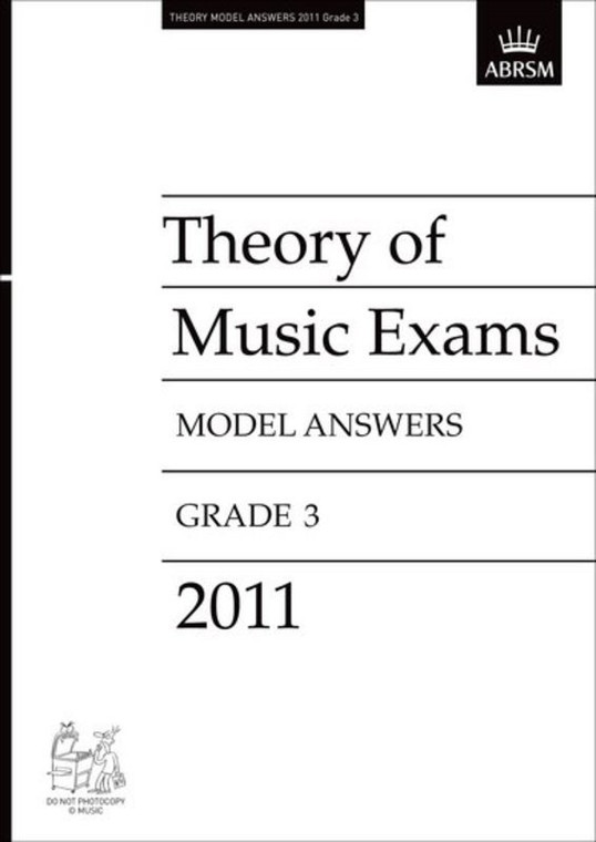 Abrsm Theory Of Music Exams 2011 Model Answers Grade 3
