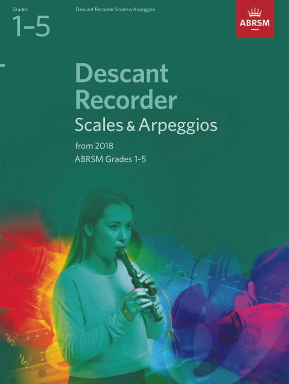 Abrsm Descant Recorder Scales & Arpeggios Grades 1 5 From 2018