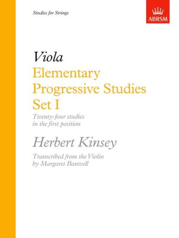 Abrsm Elementary Progressive Studies Bk 1 Viola