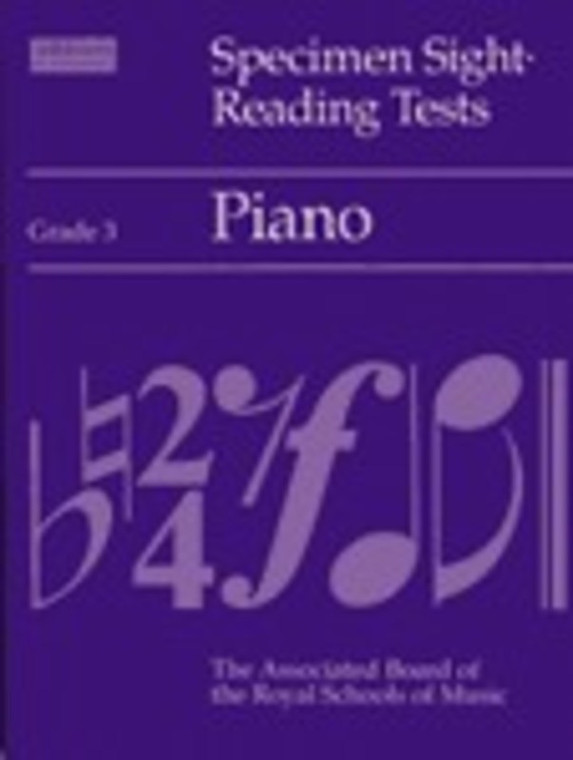 Abrsm A B Piano Specimen Sight Reading Tests Gr 3