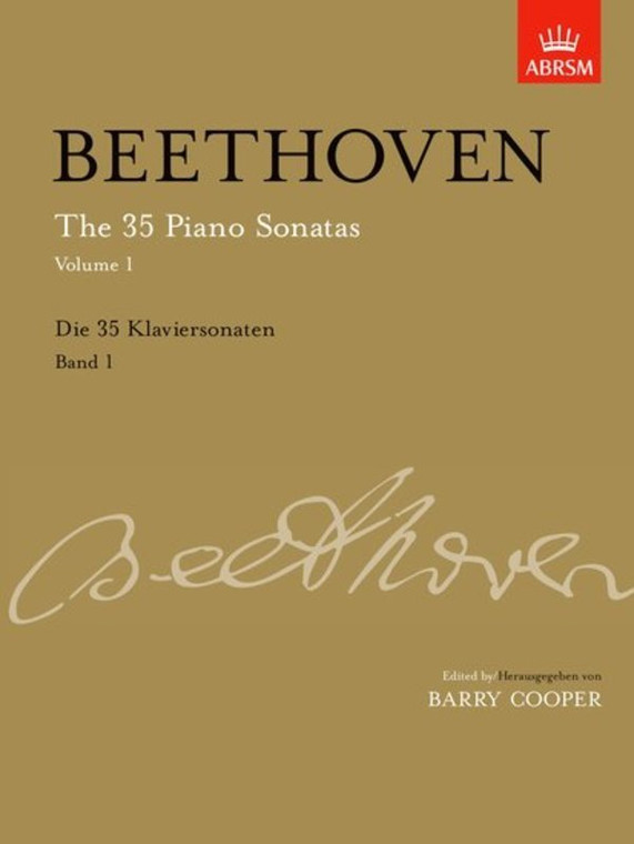 Abrsm The 35 Piano Sonatas Volume 1 Up To Op. 14