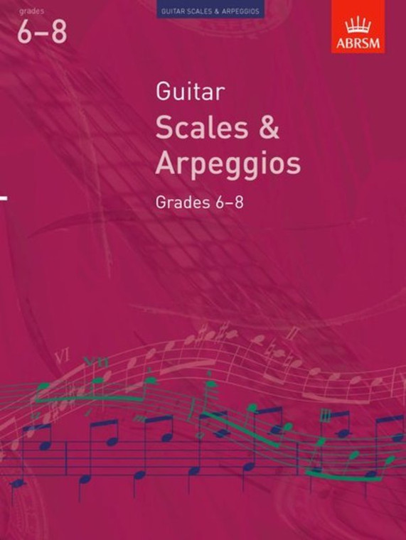 Abrsm Guitar Scales And Arpeggios Grades 68