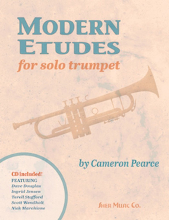 Pearce Modern Etudes For Solo Trumpet Bk/Cd