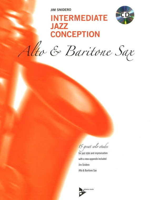 Intermediate Jazz Conception Alto Sax Bk/Ola