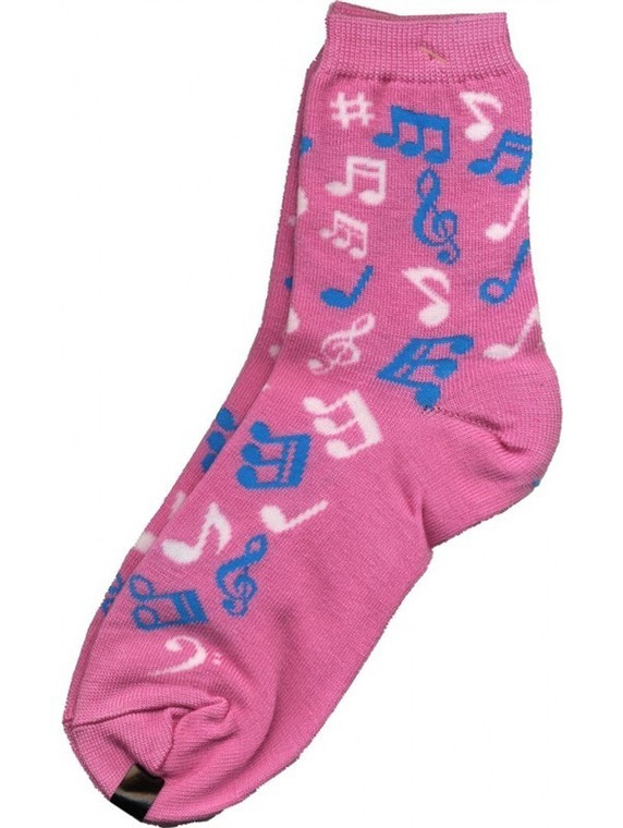 Pink Socks With Notes