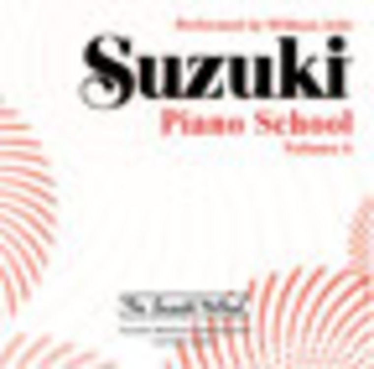 Suzuki Piano School Bk 6 Cd Aide