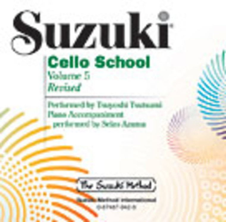 Suzuki Cello School Vol 5 Performance/Accomp Cd