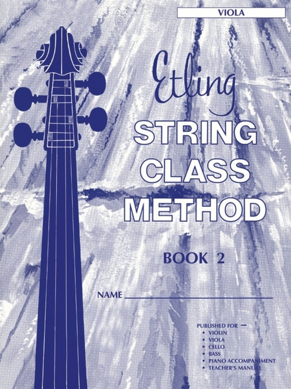 Etling String Class Method Bk 2 Viola