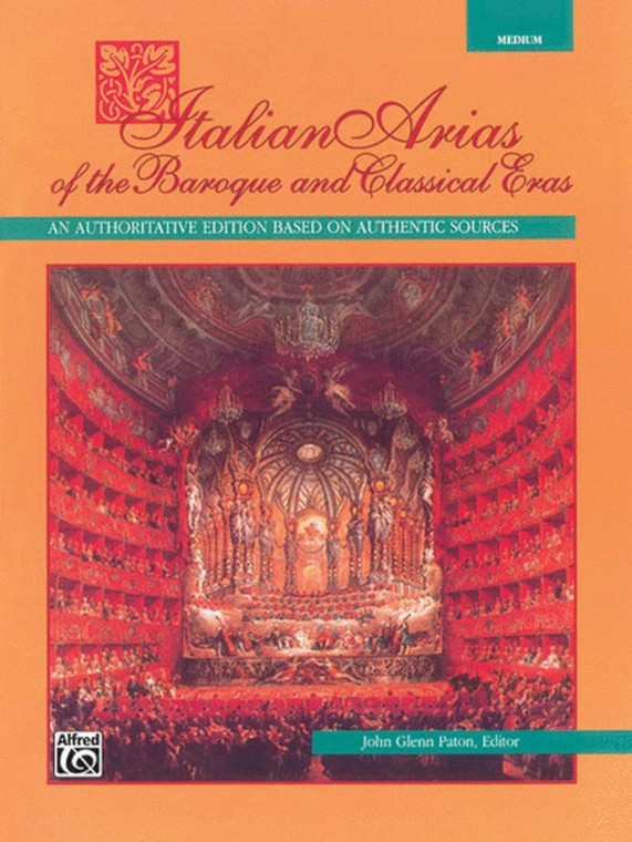 Italian Arias Baroque And Classical Eras Medium