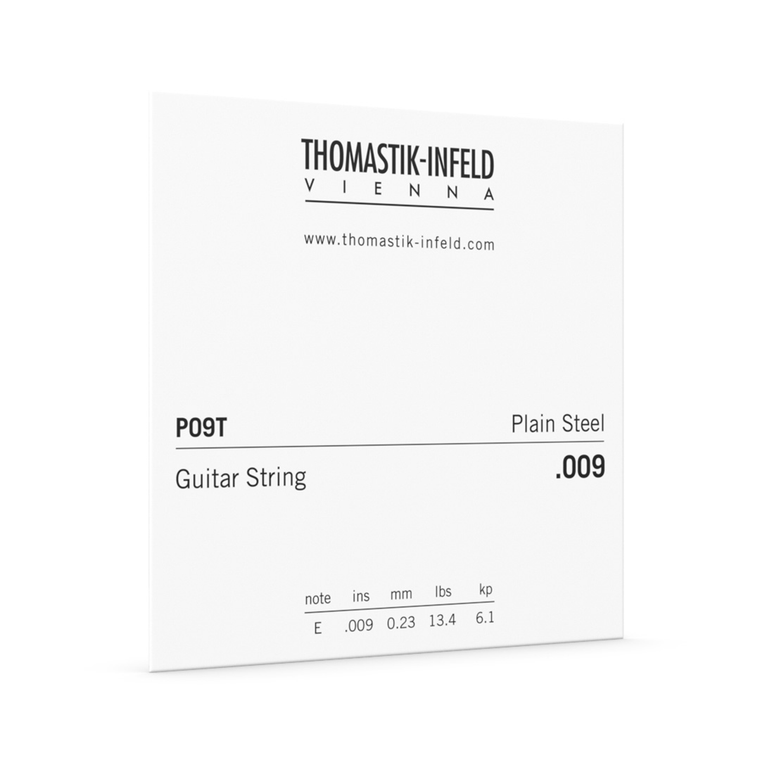 DTP09T Thomastik .009 Single String   Plain Tin Plated Steel