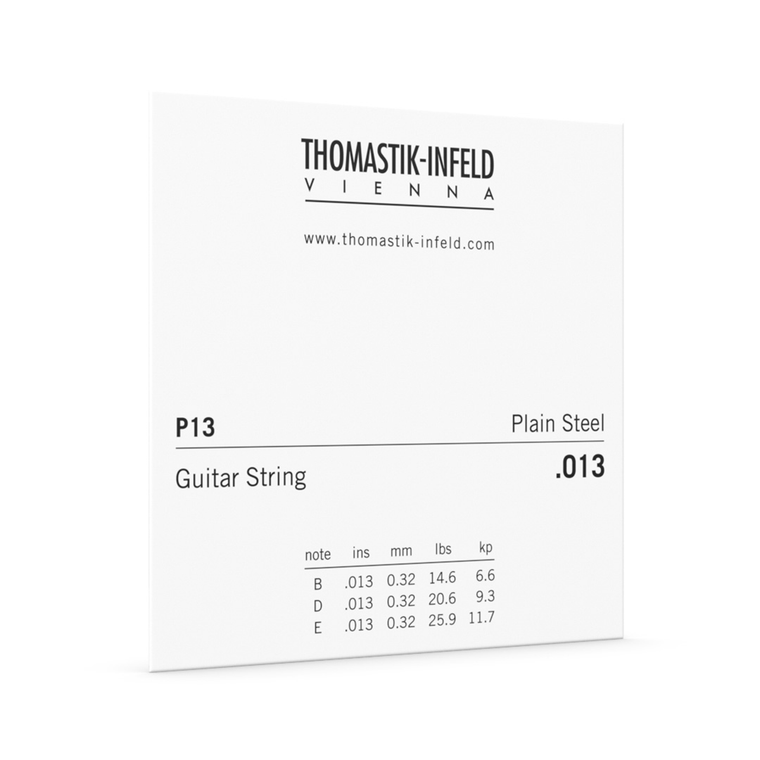 DTP13 Thomastik .013 Single String Brass Plated Steel