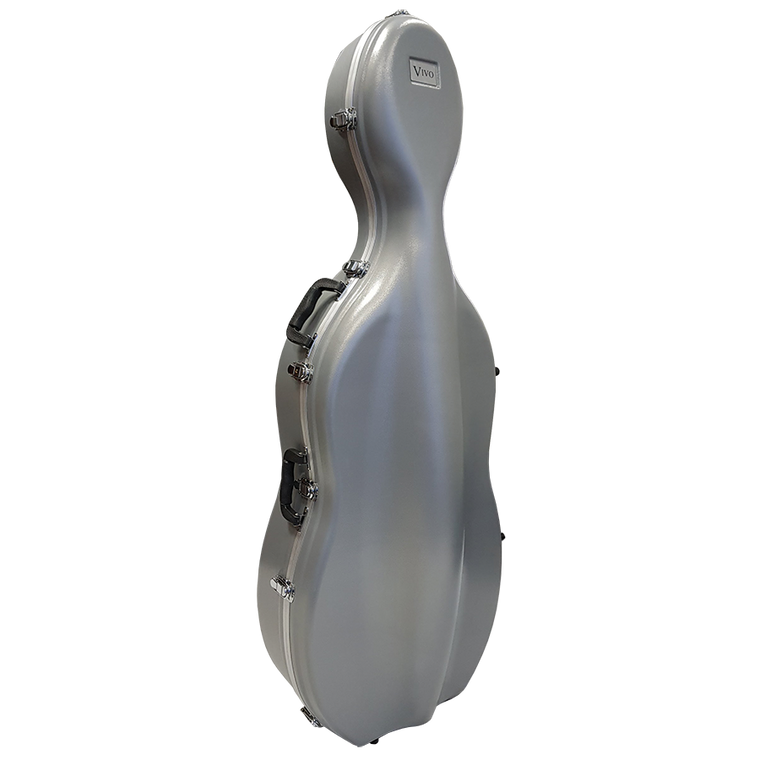 Vivo ABS Cello Hard Case Silver 1/2