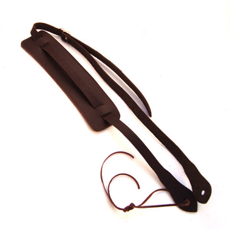 Dsl Ukulele Strap Ukulele Saddle Brown/Brown 3/4" Leather