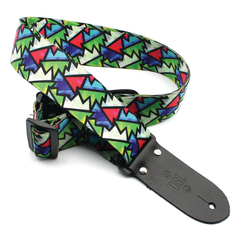 Dsl Guitar Strap Dp20-Qs-Green 2" Digital Print