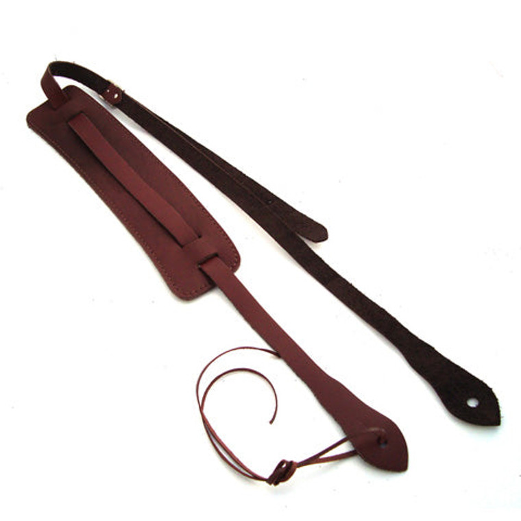 DSL Ukulele Strap Genuine Leather Maroon