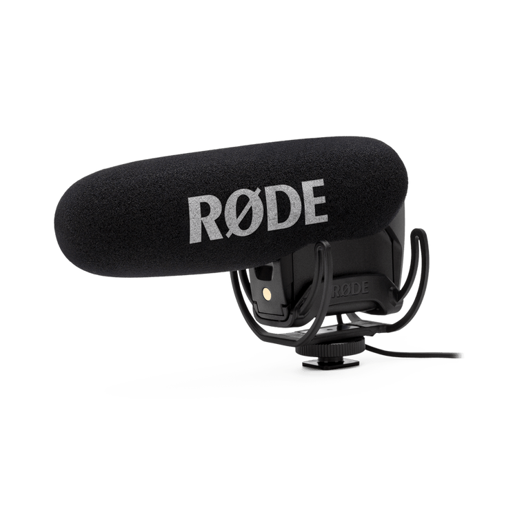 Rode VideoMic Pro R Camera-mount Shotgun Microphone, Supercardioid Shotgun Condenser Mic Optimized for Camcorder Use with Integrated Rycote Lyre Shockmount System.