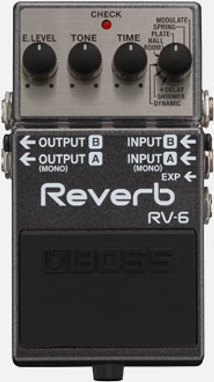 Boss RV-6 Reverb Compact Pedal