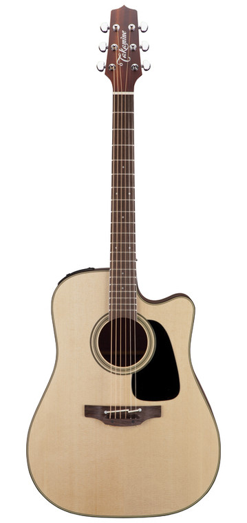 Takamine Pro Series 2 Dreadnought AC/EL Guitar with Cutaway Natural Gloss Top with Satin Back & Sides