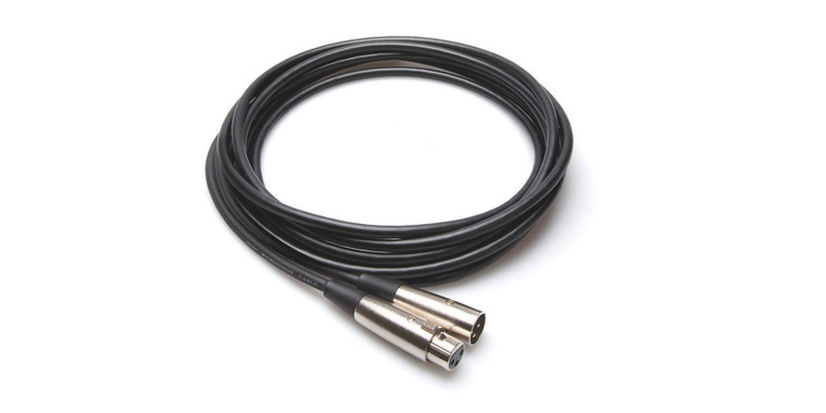Hosa Quad Microphone Cable, Hosa XLR3F to XLR3M, 10 ft