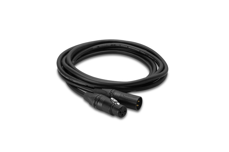 Hosa Edge Microphone Cable, Neutrik XLR3F to XLR3M, 3 ft