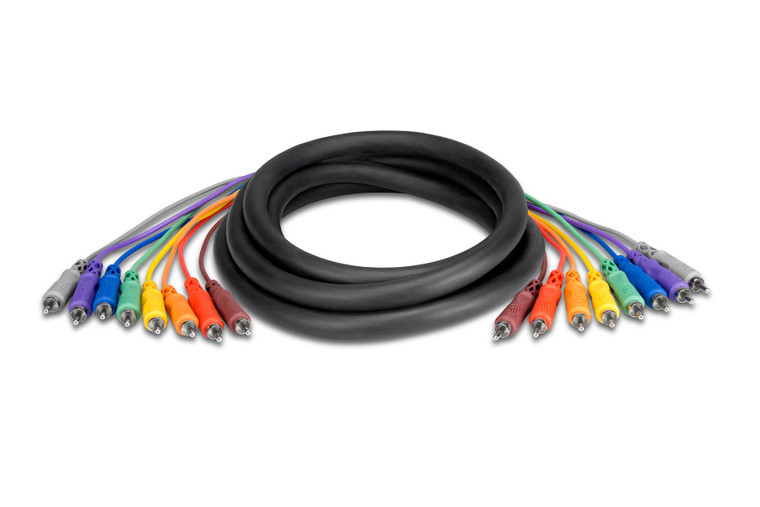 Hosa Unbalanced Snake, RCA to RCA, 2 m