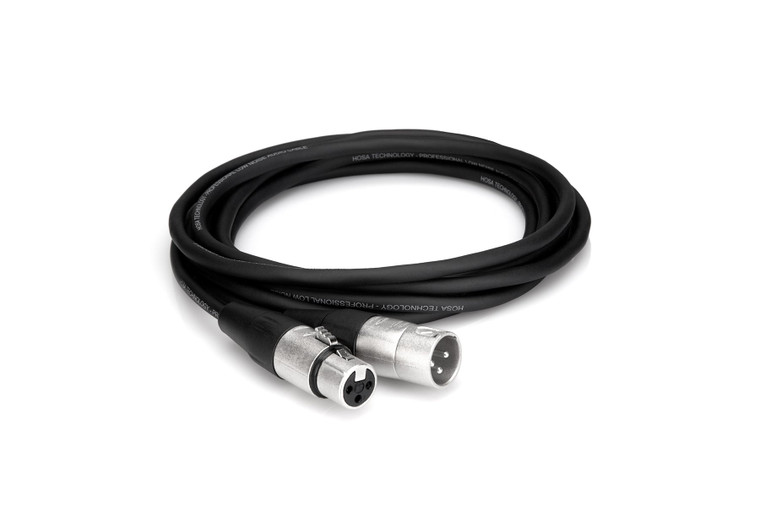 Hosa Pro Balanced Interconnect, REAN XLR3F to XLR3M, 3 ft