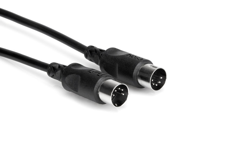 Hosa MIDI Cable, 5-pin DIN to Same, 3 ft