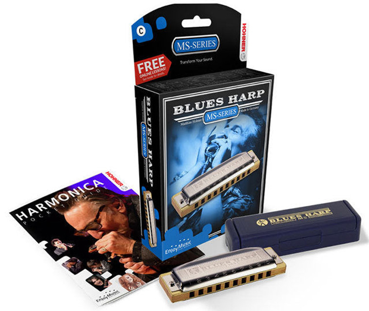 Hohner MS Series Blues Harp Harmonica in the Key of Db