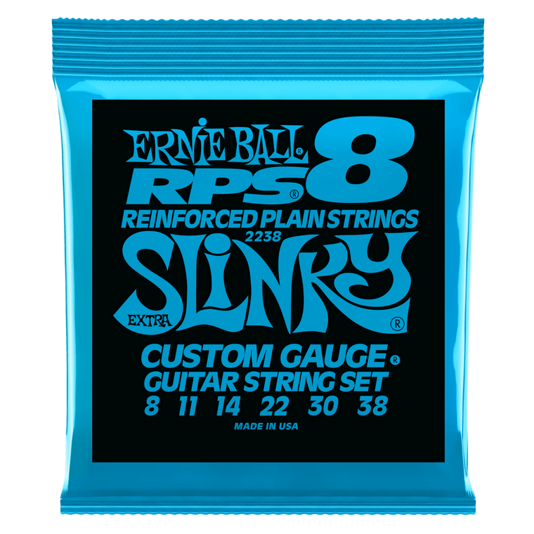 Ernie Ball Extra Slinky RPS Nickel Wound Electric Guitar String, 8-38 Gauge - Industrie Music