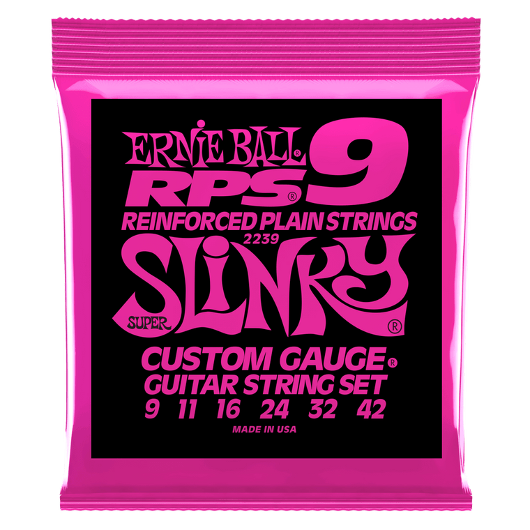 Ernie Ball Super Slinky RPS Nickel Wound Electric Guitar Strings - 9-42 Gauge - Industrie Music