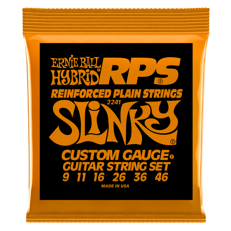 Ernie Ball Hybrid Slinky RPS Nickel Wound Electric Guitar Strings, 9-46 Gauge - Industrie Music