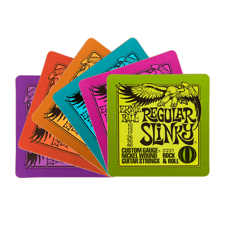 Ernie Ball Six pack of Slinky Coasters - Industrie Music