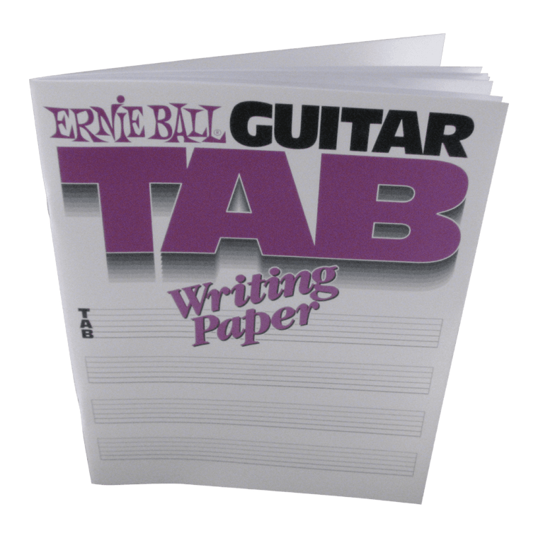 Ernie Ball Guitar Tab Writing Paper - Industrie Music