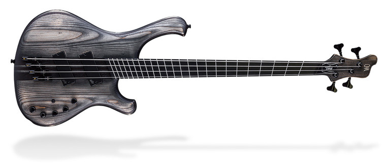 Mayones Bass Guitars Viking VF 4 String Antique Black - Ash