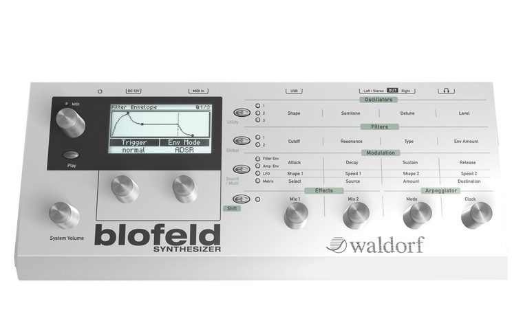 Waldorf Blofeld Desktop White Synth
