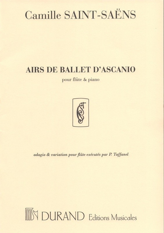 Saint Saens Airs De Ballet Dascanio Flute & Piano