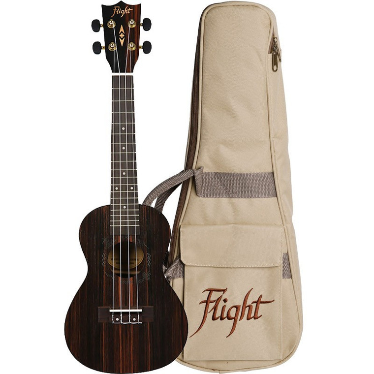 Flight Duc460 Concert Ukulele Amara With Bag