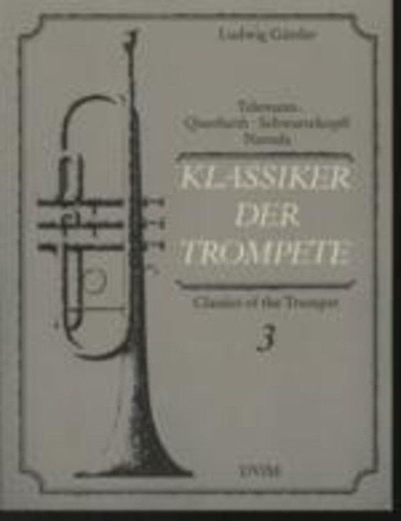 Klassiker Der Trompete Bk 3 Trumpet/Piano Ed Guttler