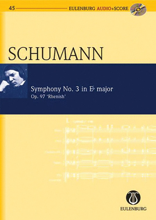 Schumann Symphony No 3 Op 97 Study Score Bk/Cd