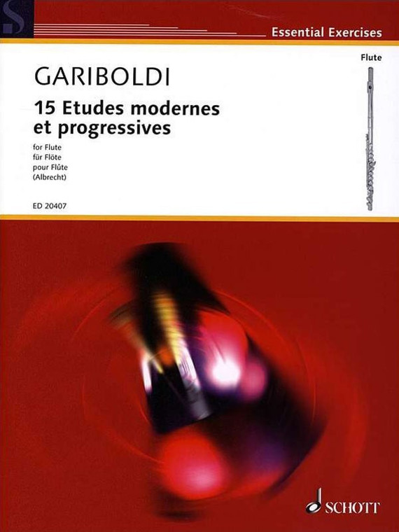 Gariboldi 15 Etudes Modernes Et Progressives Flute