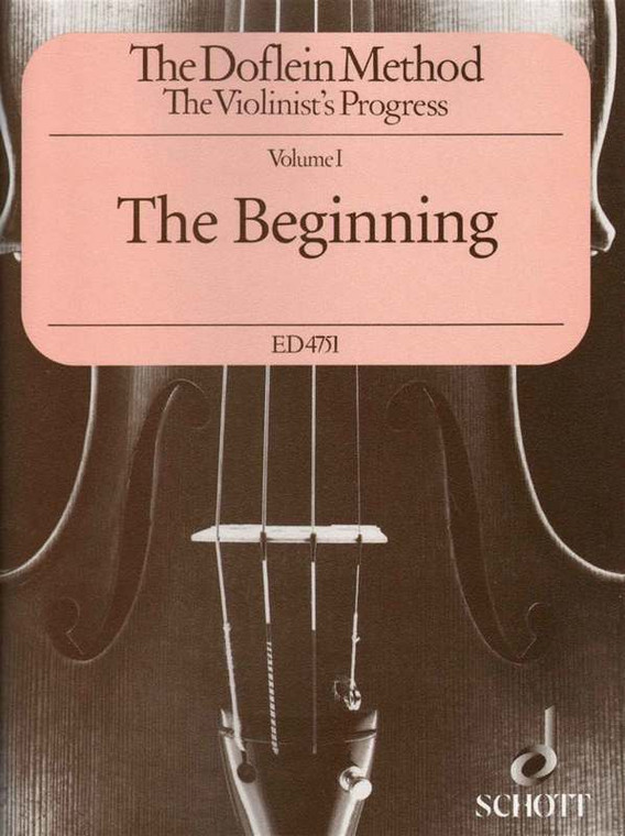Doflein Method Vol 1 Beginning Violin