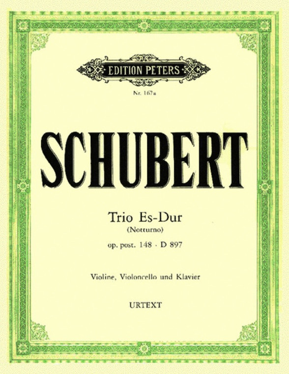 Schubert Piano Trio Op Posth 148 D897