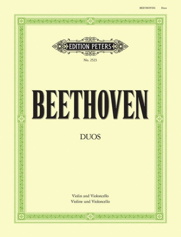 Beethoven 3 Duets For Voilin And Cello