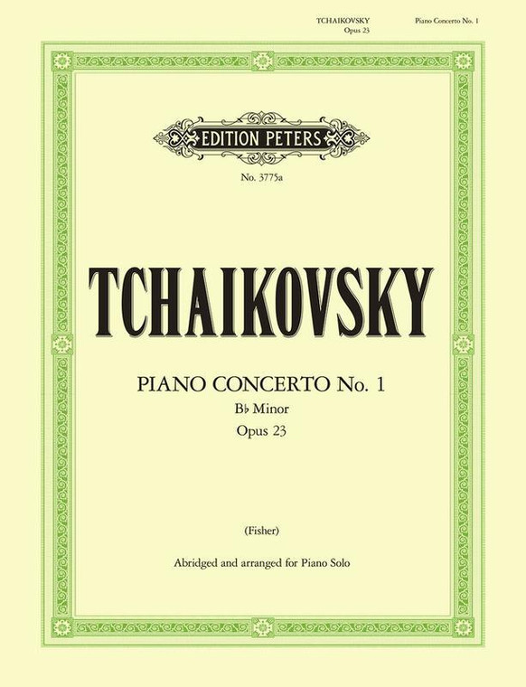 Tchaikovsky Concerto No 1 Op 23 Piano Solo Abridged